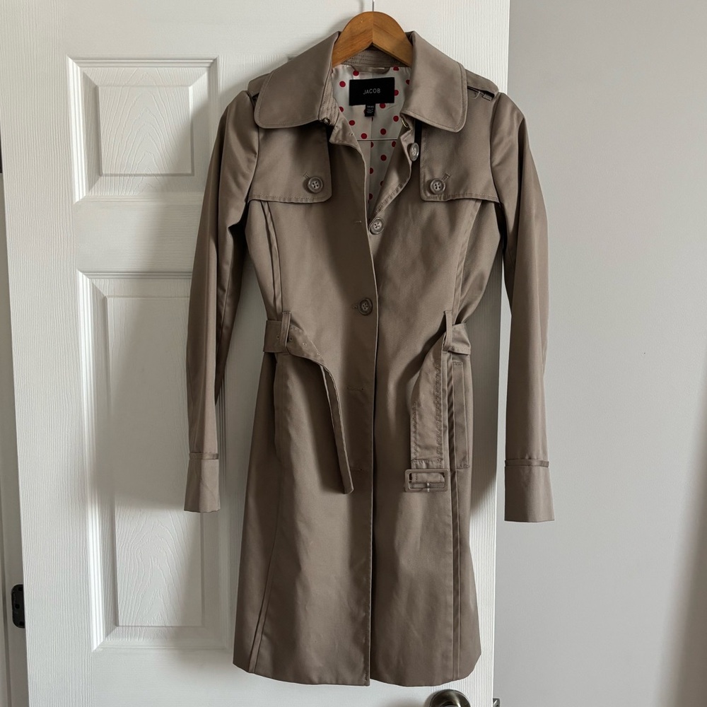 NEW Jacob Tan Trench Coat